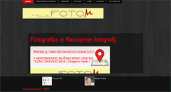 Desktop Screenshot of fotom.si