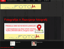 Tablet Screenshot of fotom.si